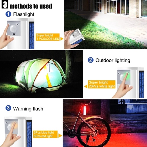 Multifunctional Solar Light 650lm Portable