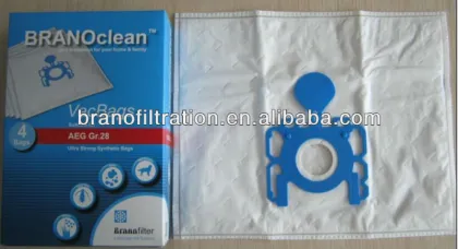 Vacuum Cleaner filter bag AEG Gr.28. Filter Bag Aeg 5000-Serien/non-woven bag/