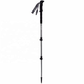 Pôles de trekking personnalisés: carbone premium, astuces en acier en tungstène, 7075 aluminium, conception à 3 sections pour hommes