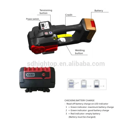 Hot sale small portable electric pet strapping tool pp material small welding machine