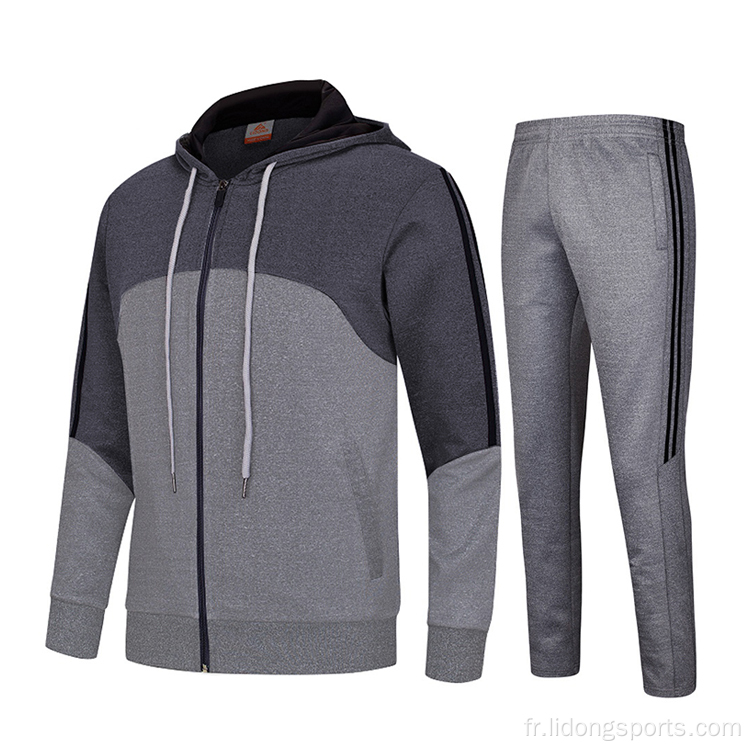 Swensuit en gros zip up up women hommes de sport