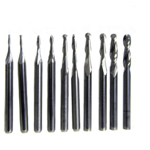 Tungsten Carbide HRC55 4 Flute Flat End Mills