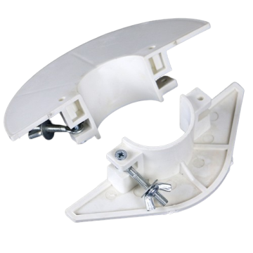 Modern Square PVC Rain Gutter Fitting System for Efficient Drainage