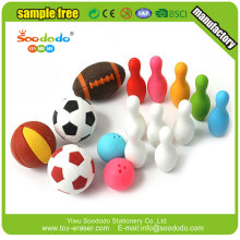 Soododo Sport serie 3D boll Radergummi för barn
