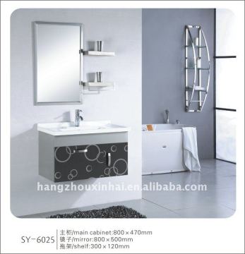 modern design wall mounted Stainless steel bathroom cabinet,bathroom furniture bathroom vanity