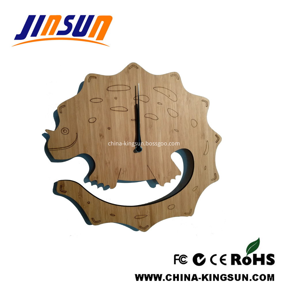 Dinasour Bamboo clock