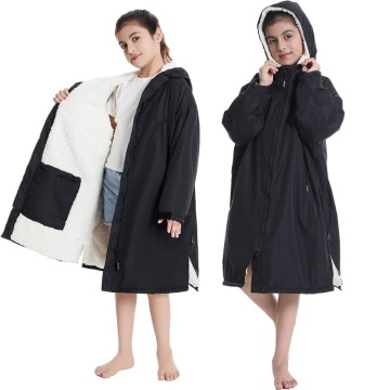 Oversized Kids Long Sleeve Waterproof Changing Robe