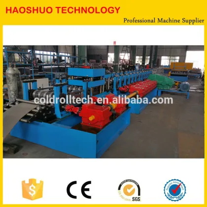 Highway protective waveform guarding plate W beam Guardrail making Line