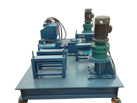 Rail steel curved arch machine