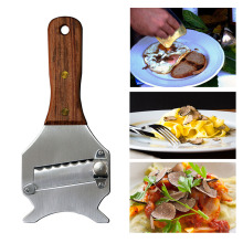 Truffle Slicer Stainless Steel Multi-purpose Cheese Chocolate Truffle Shaver Cutter Grater Wood Household Kitchen Baking Tools