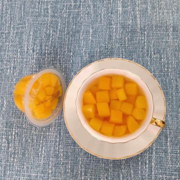 4oz Fresh Yellow Peaches Canned in Light Syrup