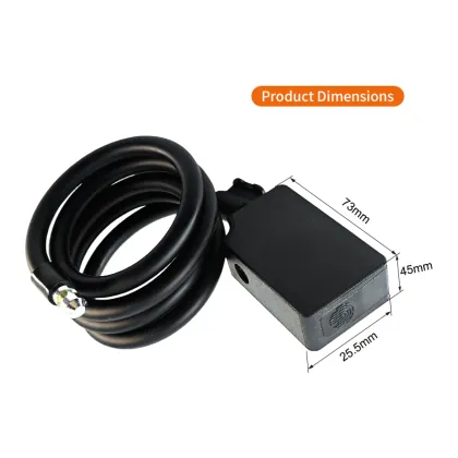 Smart Fingerprint Biometric Anti-Theft Bike Motorcycle Lock