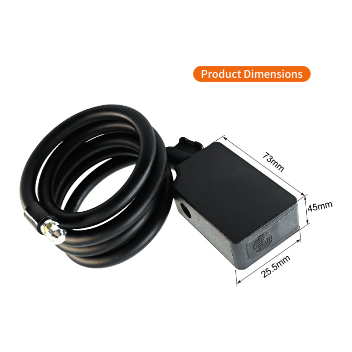 Умный биометрический противоугонный велосипедный замок для мотоцикла с отпечатками пальцев