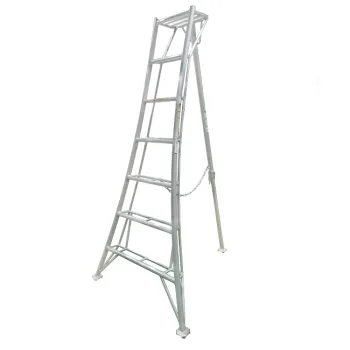 Aluminum garden fruit used tripod ladder