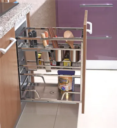 Kitchen Pull-Out Basket Pantry Organizer