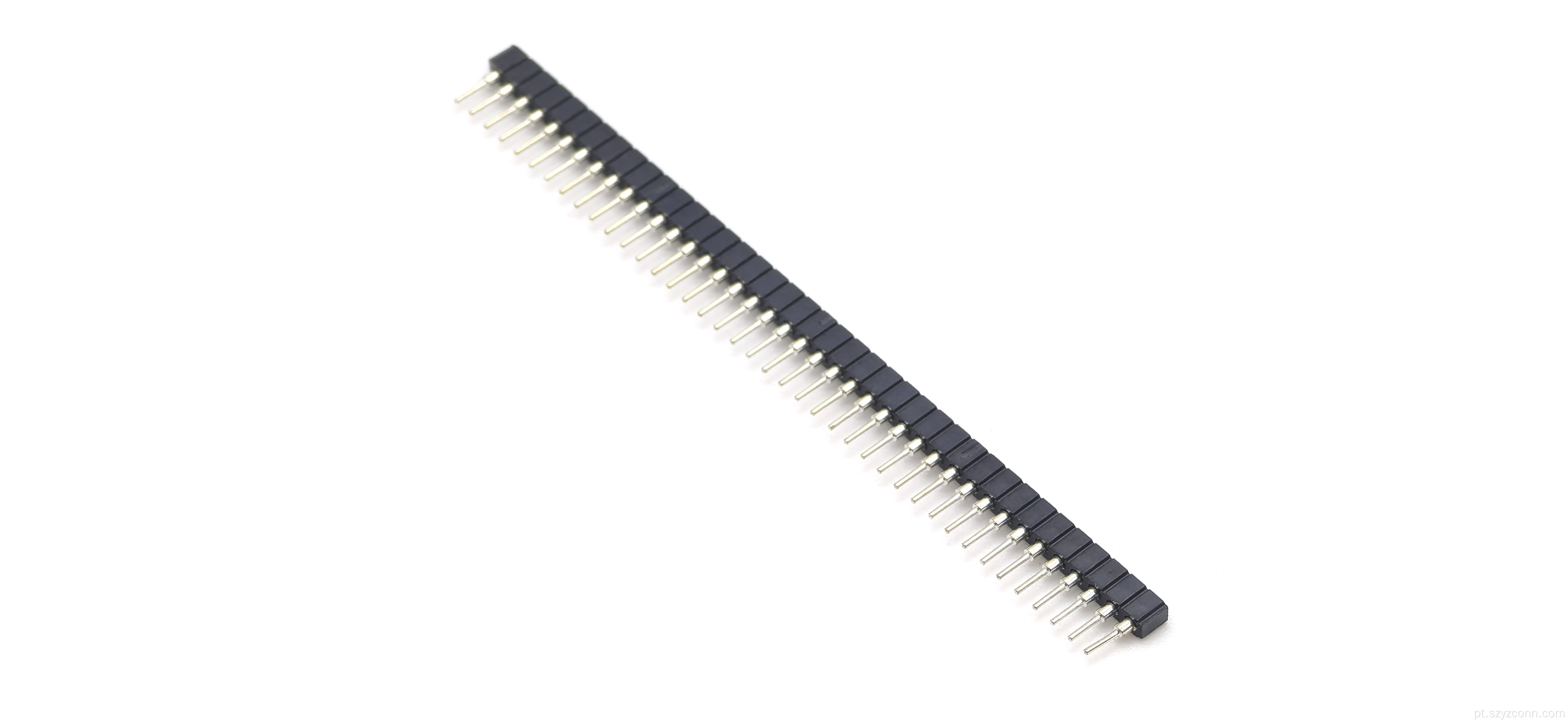 Conector fêmea usinado com passo de 2,0 mm 40P
