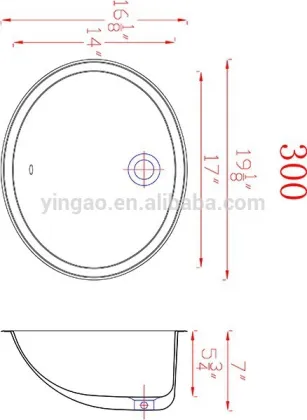 300A Best-selling trough bathroom sink
