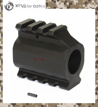 Vector Optics Slant Style Low Profile Dual Picatinny Rails Gas Block for .223 Rem M series 0.75 inch Barrel Mount