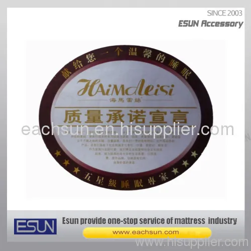 Label Printing For Mattress 