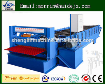coverage double layer color steel roll forming machine line