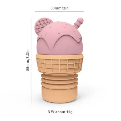 Ice Cream Silicone Bath Toy Baby Water Sprinkler