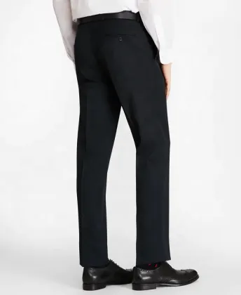 Premium Large Size Black Formal Suit Trousers