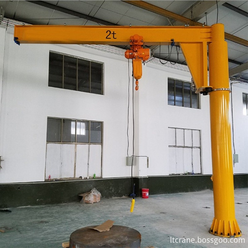 pillar fixed jib crane