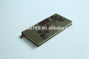 2015 limited edition fabric coved pocket address book with ribbon