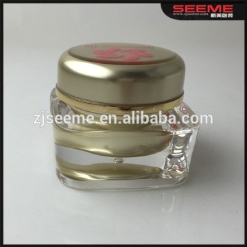 2015 empty cosmetic plastic jar ,new Industrial Packaging Cosmetic women's Cream Jar 50ml 30ml 15ml