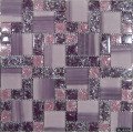 Luxury Purple Color Cracked Glass Mosaic