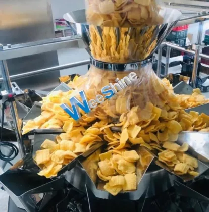 Banana Potato Chips Chocolate Snack Rice Packaging Machine