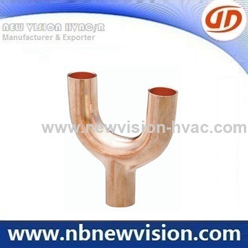 Copper Y Bend Fitting For A/c Coil 