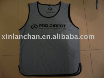men's cotton strip waistcoat strip singlet