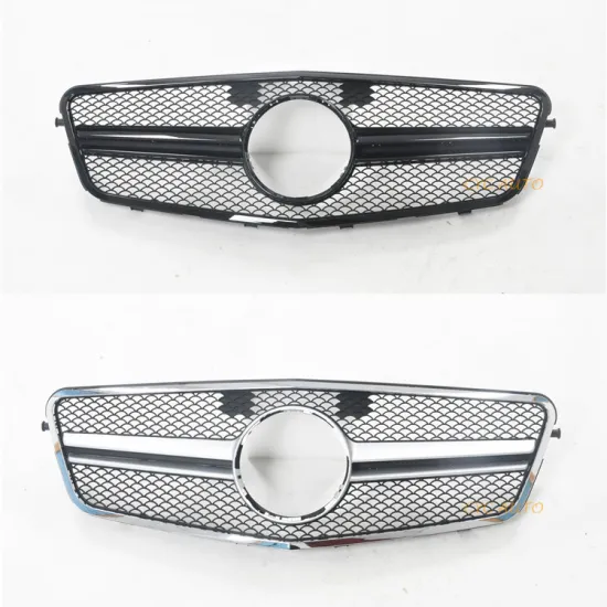 Black AMG Style Front Bumper Grille for Mercedes-Benz E-Class W212 (2009-2013)