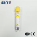 Tube de collecte de sang à capuchon jaune 3 ml avec gel