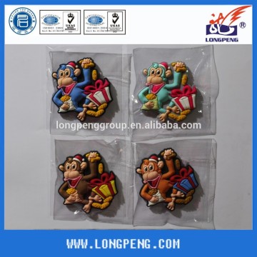 Decorative Monkey Pvc Fridge Magnet