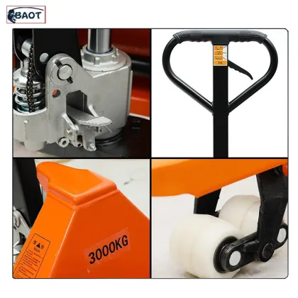 Baot Heavy Duty Industry Pallet Jack 5000kg Mighty Pallet Truck