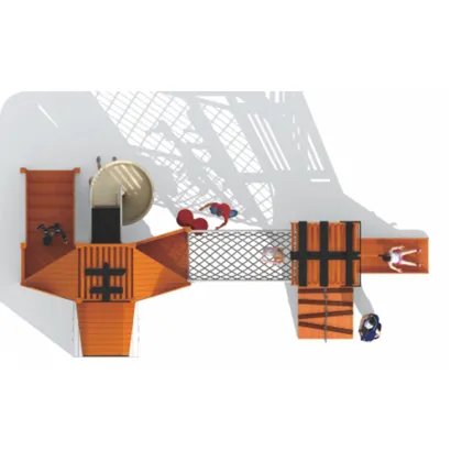 Wooden Outdoor Playgrounds: Game Play and Amusement Equipment
