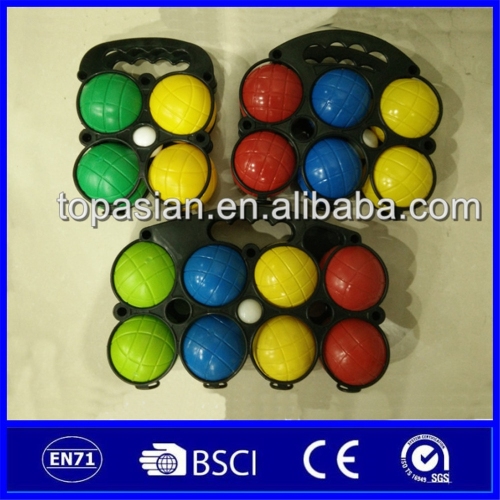 4pcs 6pcs 8 pcs hotsale plastic french petanque boules ball