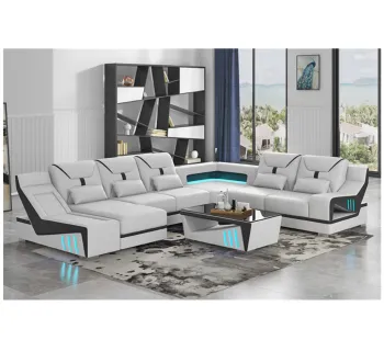 CBMmart 2023 Bestselling Modern Genuine Leather Living Room Furniture Sofa Sets