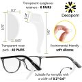 Пользовательские Transparent носа колодки Силиконовые Eyeglass