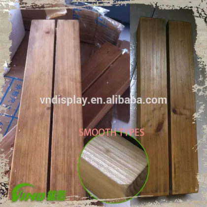 Drinks display, energy drinks display, wooden beverage rack