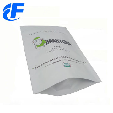 Recyclable and laminated feature stand up pouch bag