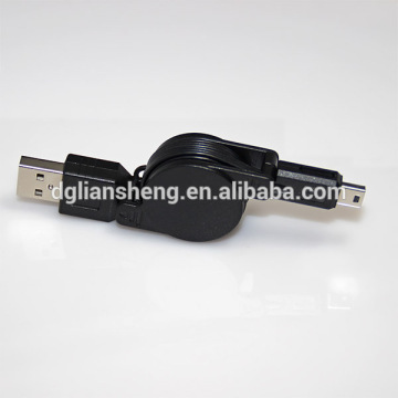 Good quality usbcable two-way retractable usb cable