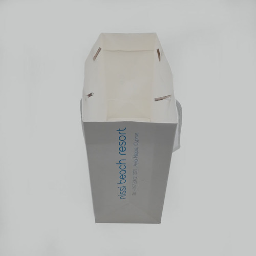 Custom Fancy Retail Carry White Card Paper Bag