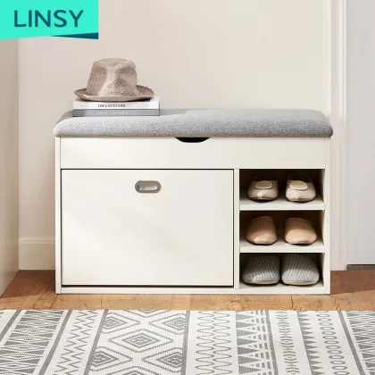 Linsy Wooden Shoe Shelf Space Saver Cabinet