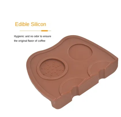 Espresso Coffee Tampers Mat Station - Tamper Holder and Silicone Pad for Baristas