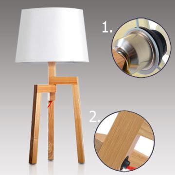 popular wooden desk lamp