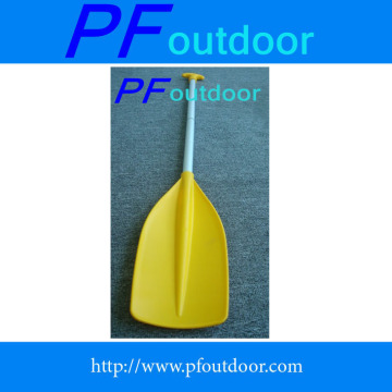 Aluminum shaft kayak paddle