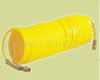 Recoiled Air Hose with brass fitting